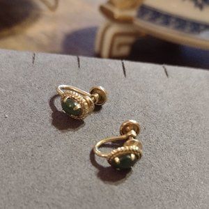 Vintage 12K Gold Filled Screw Back Earrings